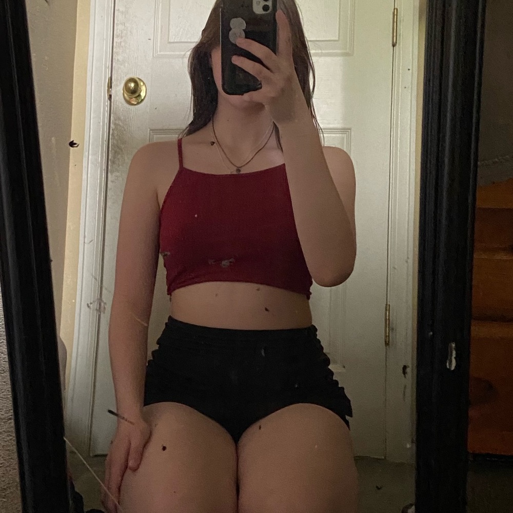 Red Bradely Michelle String Top